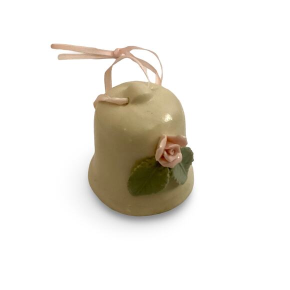 Porcelain Bell Christmas Ornament - Picture 2 of 4